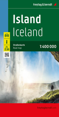 Buy map Iceland, road map 1:400,000