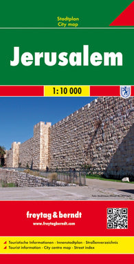 Buy map Jerusalem, city map 1:10,000