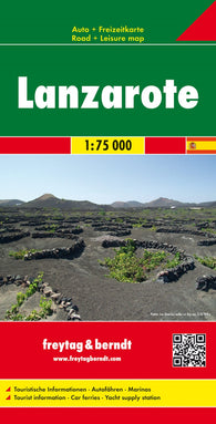 Buy map Lanzarote, road map 1:75,000