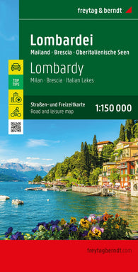 Buy map Lombardy, road and leisure map 1:150,000