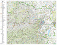 Buy map Niederösterreich • Wien, 1:200.000, Poster = Lower Austria • Vienna, 1:200,000, wall map