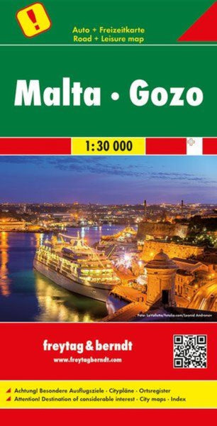 Buy map Malta - Gozo, road map 1:30,000