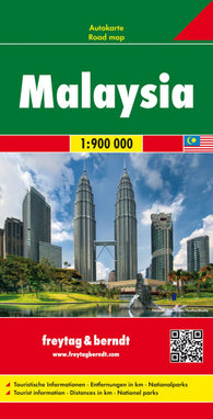 Buy map Malaysia, road map 1:900,000