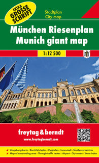 Buy map Munchen Riesenplan : extra grosse schrift = Munich large print
