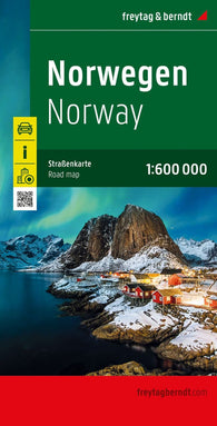 Buy map Norway, road map 1:600,000