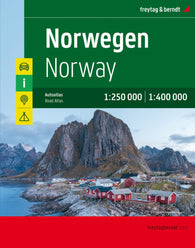Buy map Norway, road atlas 1:250,000 - 1:400,000