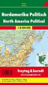 Buy map North America wall map
