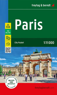 Buy map Paris, pocket city map 1:11,000