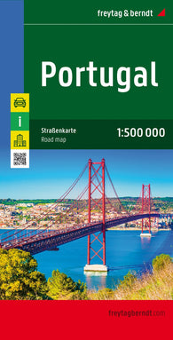 Buy map Portugal, road map 1:500,000
