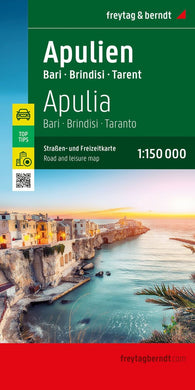 Buy map Puglia (Apulia), street and leisure map 1:150,000