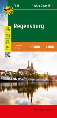 Buy map Regensburg, city map 1:14,000
