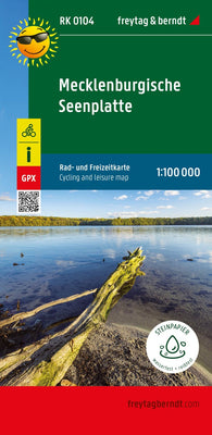 Buy map Mecklenburg Lake District, bike and leisure map 1:100,000 RK 0104