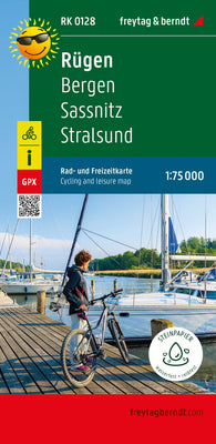 Buy map Rügen, Rad- und Freizeitkarte 1:75.000, freytag & berndt, RK 0128 = Rügen, bike and leisure map 1:75,000 RK 0128