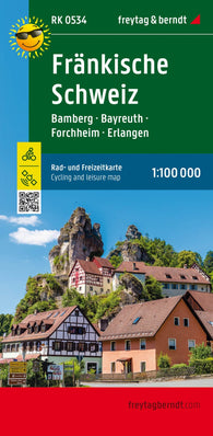 Buy map Fränkische Schweiz, Bamberg - Bayreuth, Forchheim - Erlangen, Rad- und Freizeitkarte 1:100.000 = Franconian Switzerland, Bamberg - Bayreuth, Forchheim - Erlangen, bike and leisure map 1:100,000