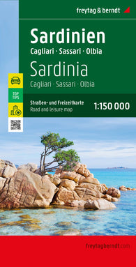 Buy map Sardinia, road and leisure map 1:150,000