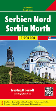 Buy map Serbia North, road map 1:200,000