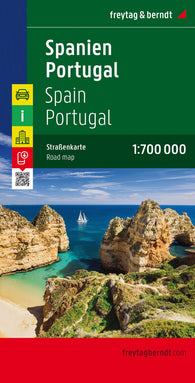 Buy map Spain - Portugal, road map 1:700,000