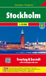 Buy map Stockholm, City map 1:10 000, City Pocket map + The Big Five