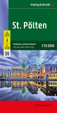 Buy map St. Polten, Austria City and Urban District Map