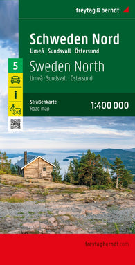 Buy map Sweden North, road map 1:400,000