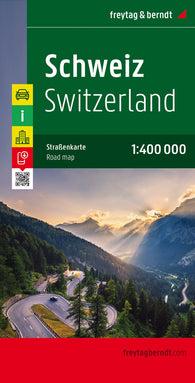 Buy map Switzerland, road map 1:400,000