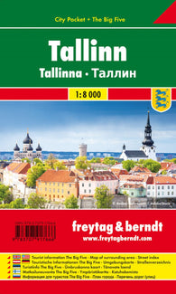 Buy map Tallinn, City map 1:10.000, City Pocket map + The Big Five