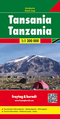 Buy map Tanzania, road map 1:1.3 000,000