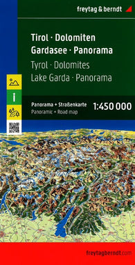 Buy map Tirol : Dolomiten : Gardasee : panorama = Tyrol : Dolomites : Lake Garda : panorama