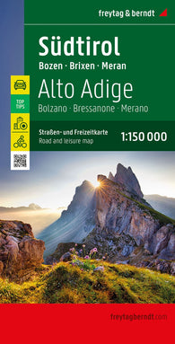 Buy map South Tyrol, road and leisure map