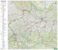 Buy map Oberösterreich, 1:200.000, Poster = Upper Austria, 1:200,000, wall map