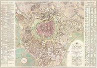 Buy map Wien und dessen Vorstädten 1824, Historische Karte 1:6.000, Spezialpapier plano in Rolle = Vienna and its suburbs in 1824, historical map 1:6,000, special paper flat