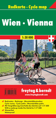 Buy map Vienna, cycling map 1:30,000