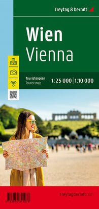 Buy map Vienna, city map 1:25,000 / 1:10,000, tourist map