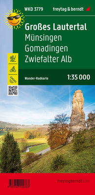 Buy map Large Lautertal, hiking and cycling map 1:35,000 WK D3779