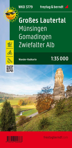 Buy map Large Lautertal, hiking and cycling map 1:35,000 WK D3779