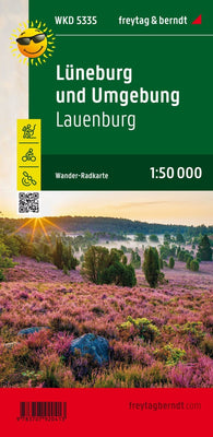 Buy map Lüneburg and the surrounding area, Lauenburg, hiking and cycling map 1:50,000 WK D5335