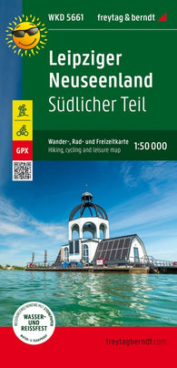 Buy map Leipzig New Zealenland, Southern part, hiking and cycling map 1:50,000