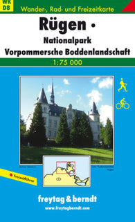 Buy map WK D8 Rügen - National Park Vorpommersche Bodden landscape, hiking map 1:75000