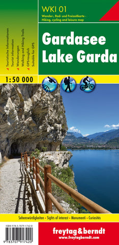 Buy map Lake Garda, hiking map 1:50,000