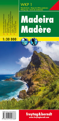 Buy map Madeira, hiking map 1:30,000