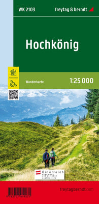 Buy map Hochkönig, hiking map 1:25,000 WK 2103