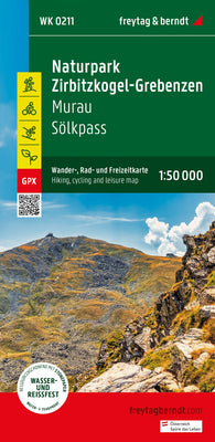 Buy map Zirbitzkogel-Grebenzen, hiking, bike and leisure map 1:50,000 WK 0211