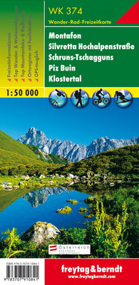 Buy map WK 374 Montafon - Silvretta High Alpine Road - Schruns -Schagguns - Piz Buin - Klostertal, hiking map 1:50,000