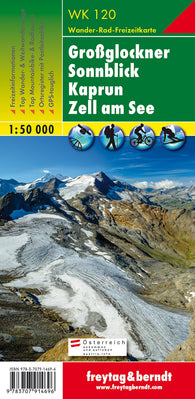 Buy map Großglockner - Sonnblick - Kaprun - Zell am See, hiking map 1:50,000, WK 120