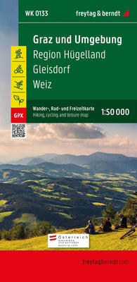 Buy map Graz and the surrounding area, hiking, bike and leisure map 1:50,000 WK 0133