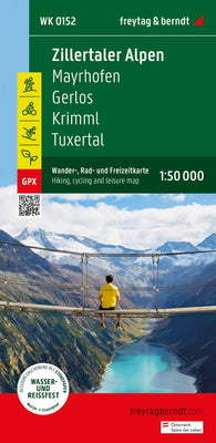 Buy map Zillertal Alps, hiking, bike and leisure map 1:50,000 WK 152