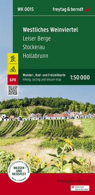 Buy map Western Weinviertel, hiking, bike and leisure map 1:50,000 WK 0015