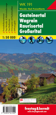 Buy map WK 191 Gastein Valley - Wagrain - Raurisertal - Großarltal, hiking map 1:50,000