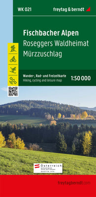 Buy map WK 021 Fischbacher Alpen, hiking, bike and leisure map 1:50,000