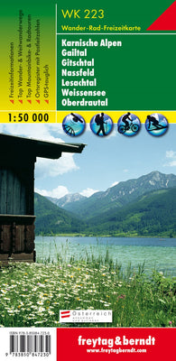 Buy map WK 223, Karnische Alpen - Gailtal - Gitschtal - Nassfeld - Lesachtal - Weissensee - Oberdrautal, hiking map 1:50,000